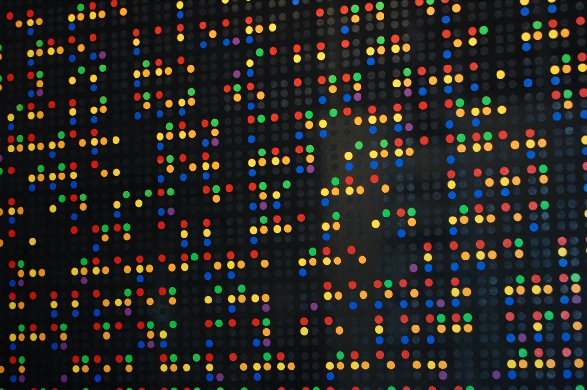 Simon Foreman, Ethical Decalogue — mid-range view of mixed media installation