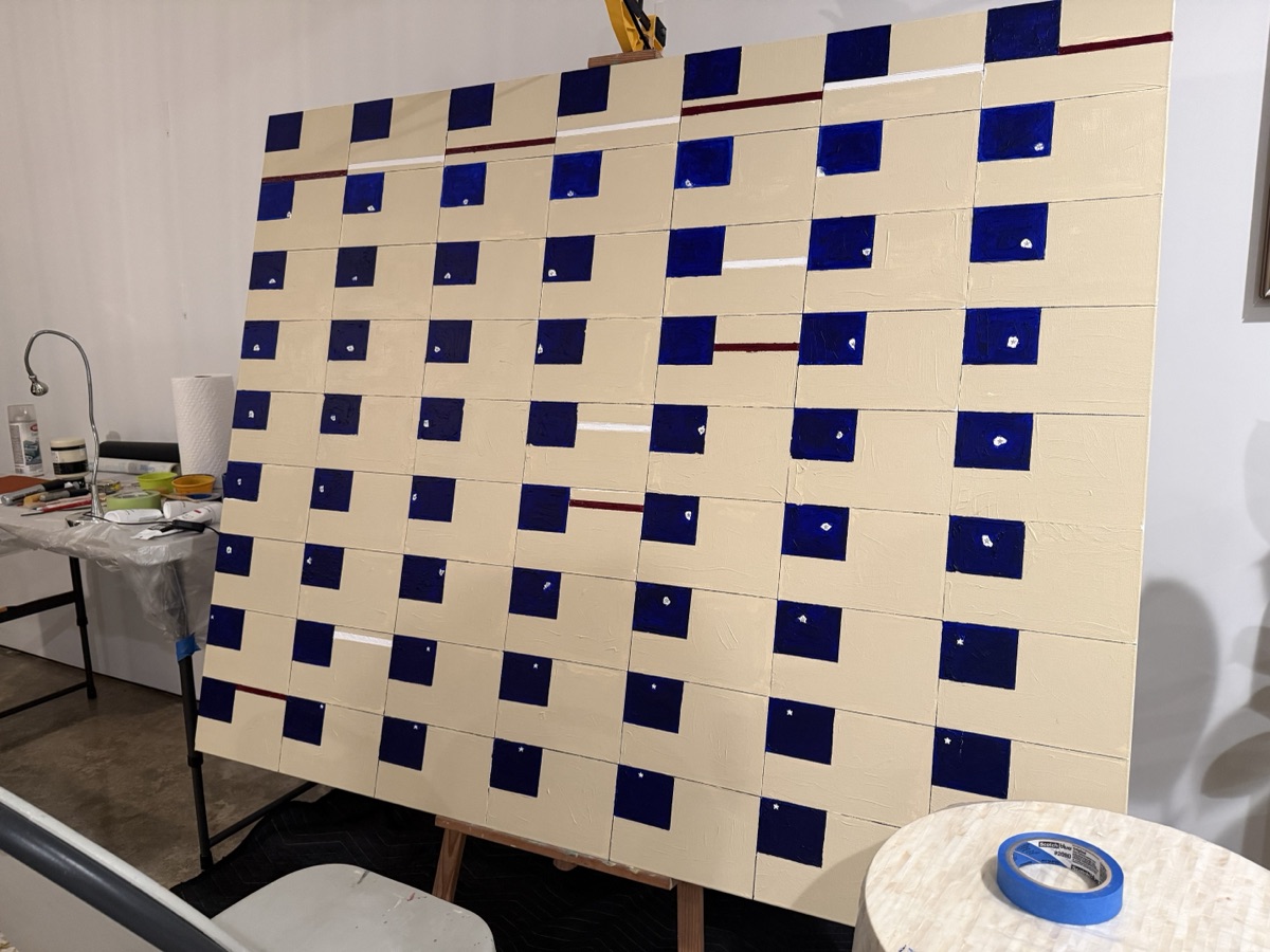 Simon Foreman, For Johns — full studio view